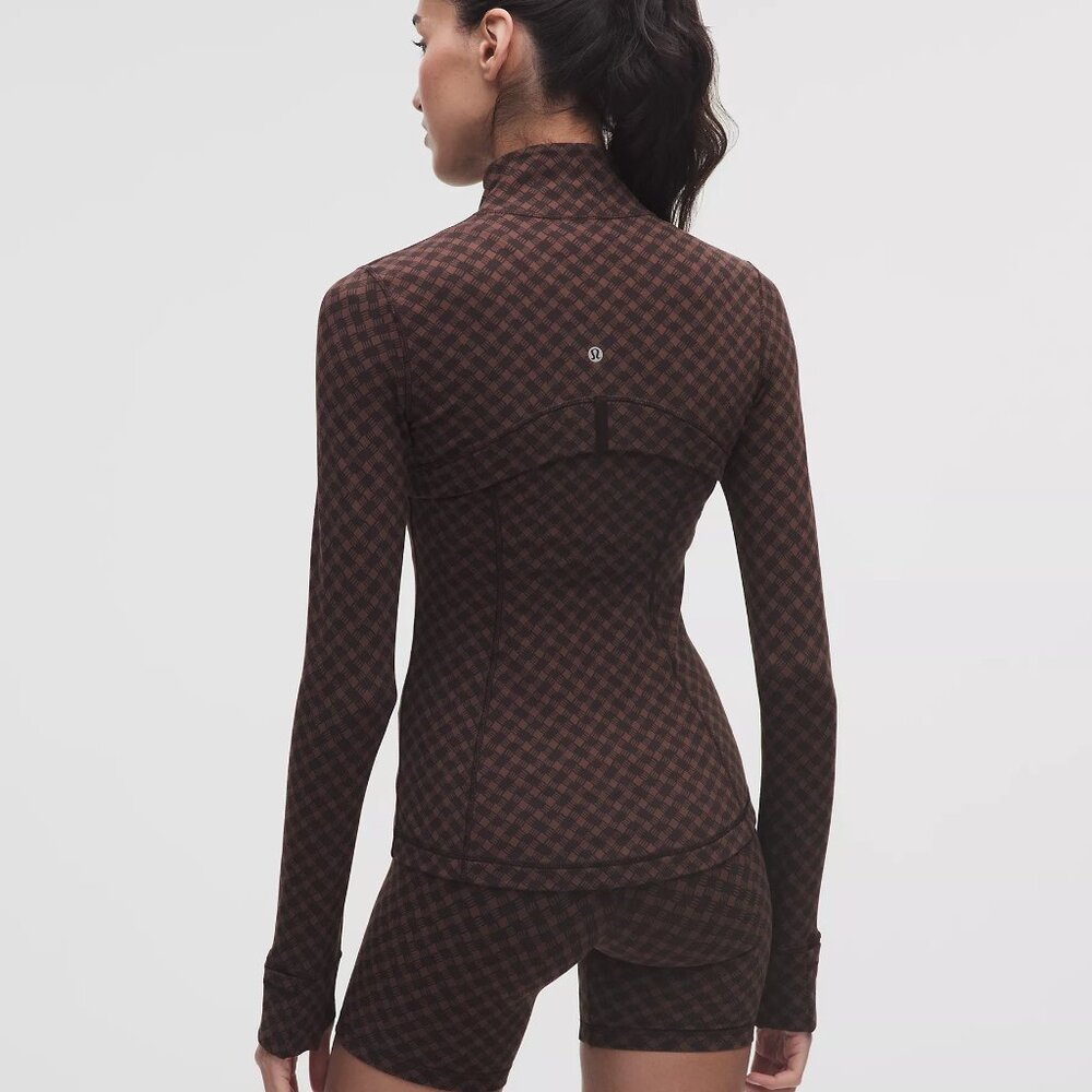 Lululemon Define Jacket Jacquard-Square Heart Jacquard Java Sequoia-NWT - Picture 3 of 7